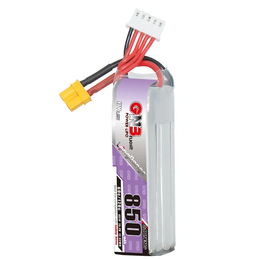 GAONENG GNB LiPo Battery 850mA - đánh giá và giá Drone Battery 4S