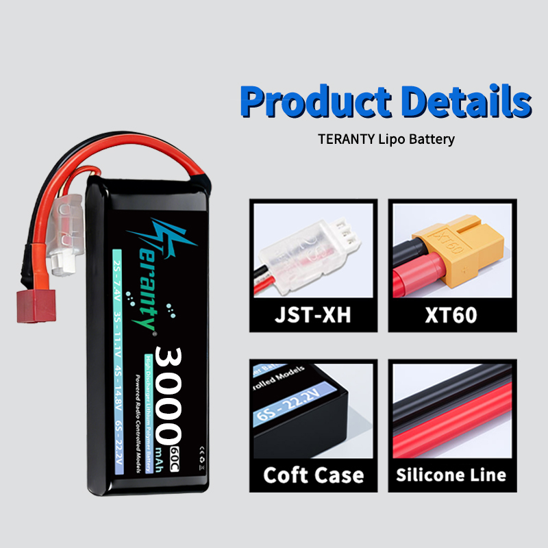 TERANTY 2S 3000mAh Lipo Batter - đánh giá và giá Drone Battery 4S