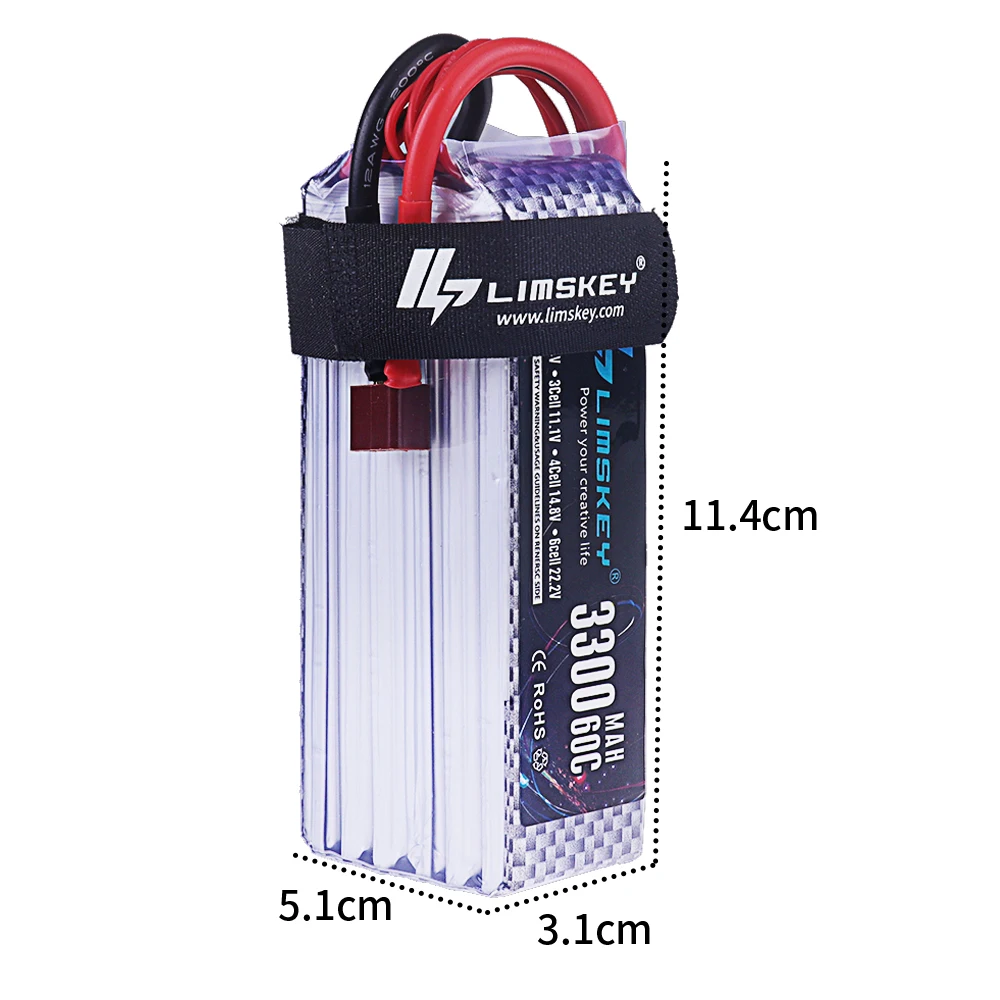 Brand NEW 3300mah 22.2V 60C 6S - đánh giá và giá Drone Battery 6S