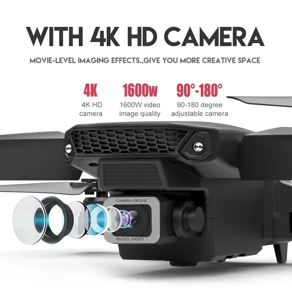 E88 Pro WIFI FPV Drone Wide An - đánh giá và giá Drone Battery Case