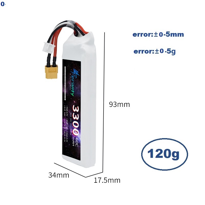 2S 7.4V LiPo Battery 3300mAh 6 - đánh giá và giá Drone Battery Connector