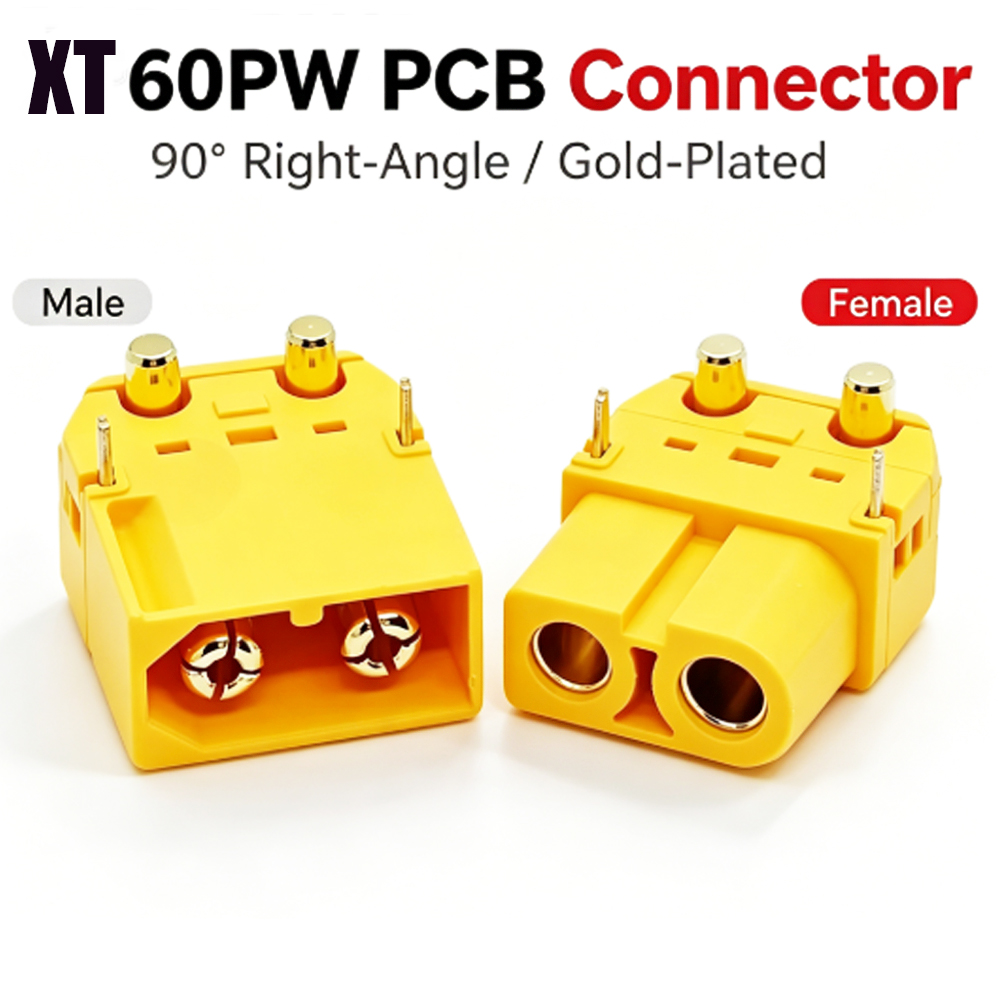 Amass XT60PW PCB Mount Connect - đánh giá và giá Drone Battery Connector