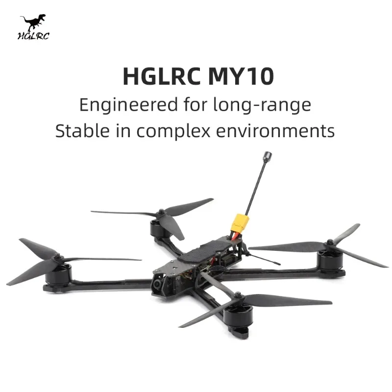 HGLRC MY10 Long Range FPV Dron - đánh giá và giá Drone Battery 6S